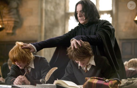 Alan Rickman, alias Severus Snape/Rogue, dans Harry Potter et la Coupe de feu
