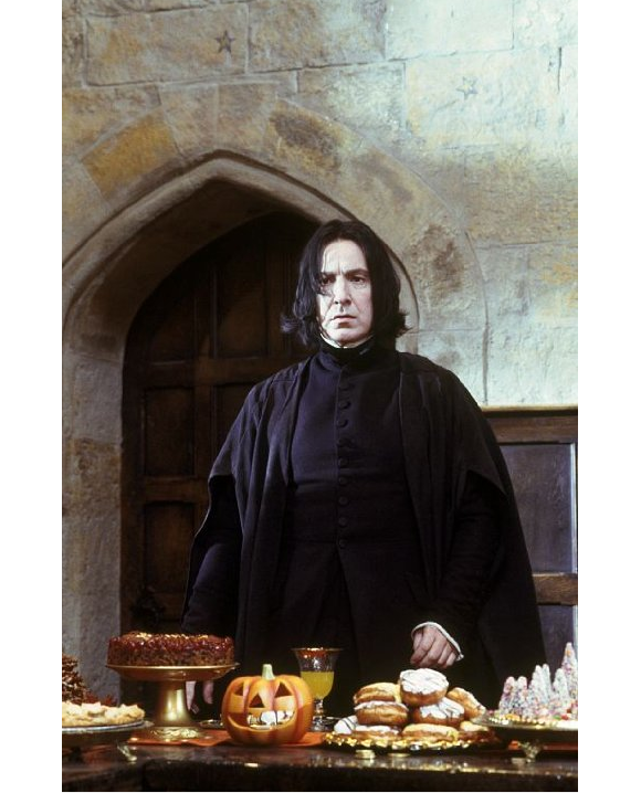 Alan Rickman, alias Severus Snape/Rogue, dans Harry Potter à l'école des sorciers