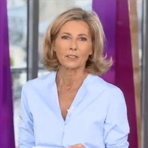 Claire Chazal, dans Entrée libre, sur France 5, le lundi 18 janvier 2016.