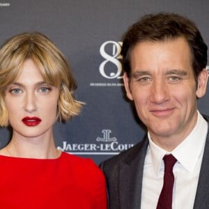 Eva Riccobono et Clive Owen - Photocall du 85ème anniversaire de la montre Jaeger-LeCoultre Reverso à Genève le 18 janvier 2016 18/01/2016 - Genève