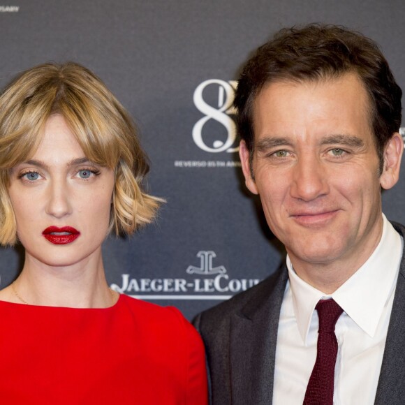 Eva Riccobono et Clive Owen - Photocall du 85ème anniversaire de la montre Jaeger-LeCoultre Reverso à Genève le 18 janvier 2016 18/01/2016 - Genève