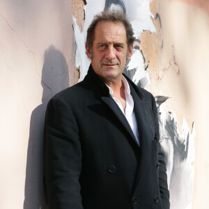 Vincent Lindon sur le photocall du film "La loi du marché" à Rome en Italie le 26 octobre 2015.