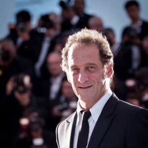 Vincent Lindon (prix d'interprétation masculine pour le film "La Loi du Marché") - Photocall de la remise des palmes du 68 ème Festival du film de Cannes, le 24 mai 2014.