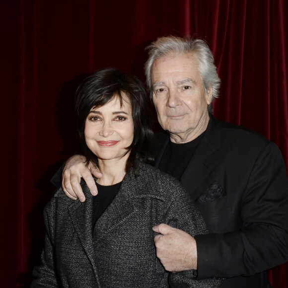 Pierre Arditi et sa femme Evelyne Bouix lors des Rencontres du Théâtre Privé le 19 janvier 2016 au Théâtre de Paris à Paris