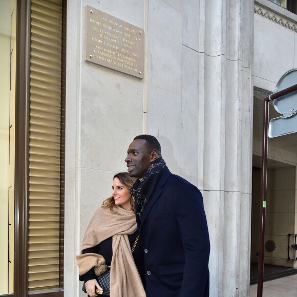 Exclusif - Omar Sy et sa femme Hélène à l'inauguration de la plaque commémorative pour Rafael Padilla à Paris le 20 janvier 2016