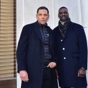 Exclusif - Roschdy Zem et Omar Sy ont inauguré la plaque commémorative pour Rafael Padilla (dit Le clown chocolat) à Paris le 20 janvier 2016