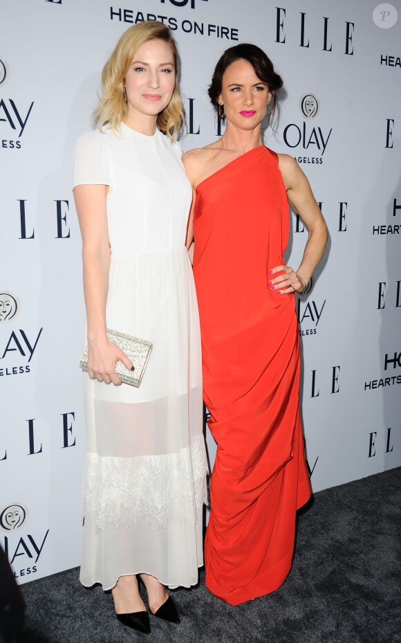 Beth Riesgraf et Juliette Lewis lors du ELLE's 6th Annual Women In Television Dinner à West Hollywood, Los Angeles, le 20 janvier 2016.