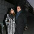 Marisa Berenson et son mari Jean-Michel Simonian - Défilé Louis Vuitton (collection homme automne-hiver 2016-2017) à la serre du parc André-Citroën. Paris, le 21 janvier 2016.