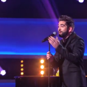 Kendji Girac, dans l'émission Le Grand Show du samedi 23 janvier 2016 sur France 2.