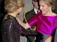 Maxima des Pays-Bas et Mathilde de Belgique, glamour même blessée, de concert