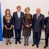 Le roi Willem-Alexander et la reine Maxima des Pays-Bas assistaient le 22 janvier 2016 au Palais des beaux-arts de Bruxelle à un concert donné en l'honneur de la présidence néerlandaise de l'Union européenne.