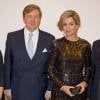 Le roi Willem-Alexander et la reine Maxima des Pays-Bas assistaient le 22 janvier 2016 au Palais des beaux-arts de Bruxelle à un concert donné en l'honneur de la présidence néerlandaise de l'Union européenne.