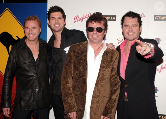 INXS (Garry Beers à gauche) en janvier 2006 au Penfolds Icon Gala Dinner à Los Angeles