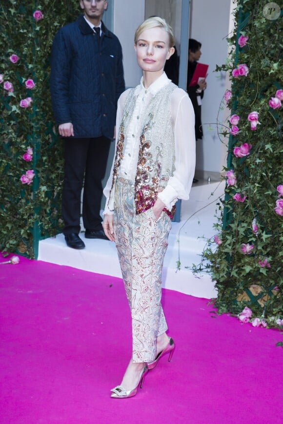 Kate Bosworth - Arrivées au défilé de mode Haute Couture Schiaparelli, printemps 2016, à Paris le 25 janvier 2016.