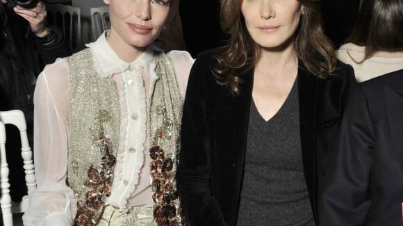 Carla Bruni-Sarkozy et Kate Bosworth goûtent aux plaisirs de Schiaparelli