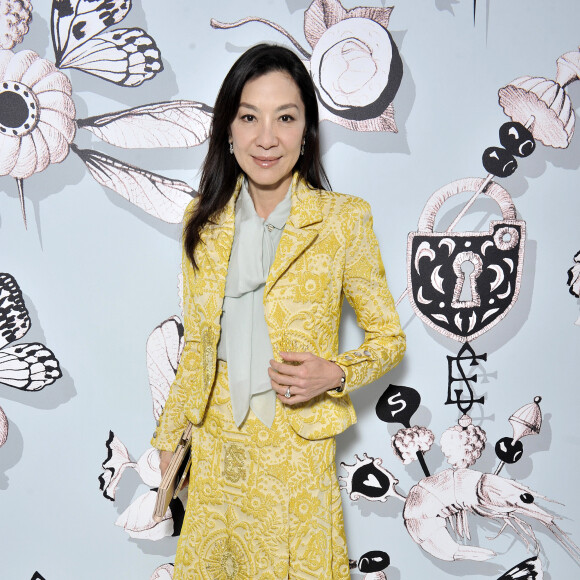 Michelle Yeoh - Défilé de mode Haute Couture Schiaparelli, printemps 2016, à Paris le 25 janvier 2016. ©Olivier Borde/Bestimage