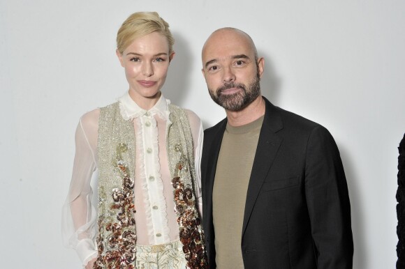 Kate Bosworth et Bertrand Guyon (directeur artistique) - Défilé de mode Haute Couture Schiaparelli, printemps été 2016, à Paris le 25 janvier 2016. ©Olivier Borde/Bestimage