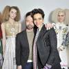 Bertrand Guyon et Farida Khelfa - Défilé de mode Haute Couture Schiaparelli, printemps été 2016, à Paris le 25 janvier 2016. ©Olivier Borde/Bestimage