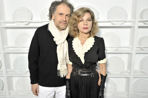 Simon Liberati et Eva Ionesco - Défilé de mode Haute Couture Schiaparelli, printemps été 2016, à Paris le 25 janvier 2016. ©Olivier Borde/Bestimage