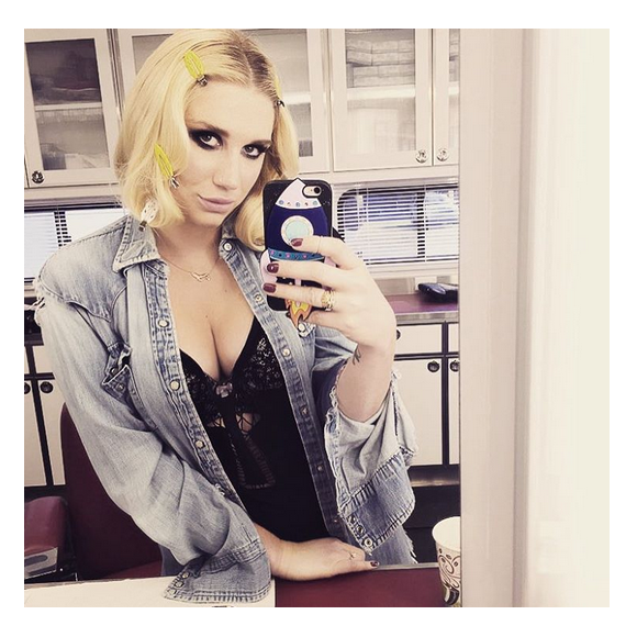 Kesha a publié une photo d'elle sur sa page Instagram, au mois de janvier 2016.
