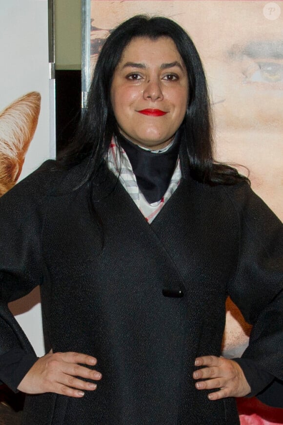 La réalisatrice Marjane Satrapi à l'avant première de son film "The Voices"à Paris le 9 mars 2015.