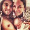 Landon Donovan avec son épouse Hannah Bartell et leur fils Talon Bartell Donovan - Photo publiée le 27 janvier 2016