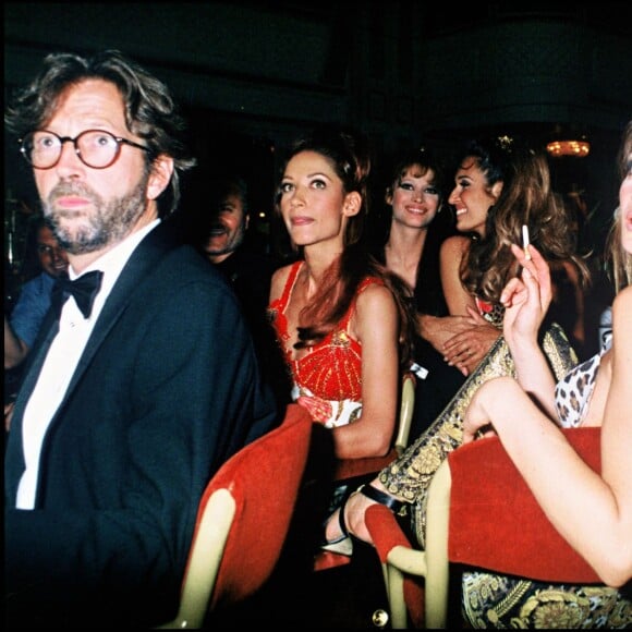 Eric Clapton et Carla Bruni en 1992