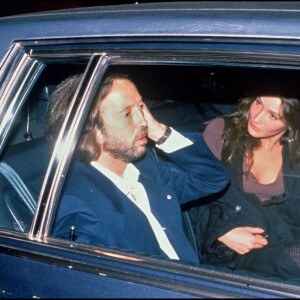 Eric Clapton et Carla Bruni en 1992