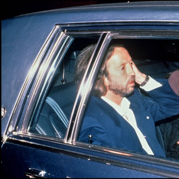 Eric Clapton et Carla Bruni en 1992
