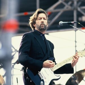 Eric Clapton en concert en 1990