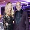 Pascal Obispo et Julie Hantson - Dîner de la mode 2016 pour le Sidaction au pavillon d'Armenonville à Paris, le 28 janvier 2016. ©Olivier Borde/Bestimage