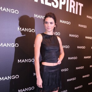 Kendall Jenner assiste à la soirée Tribal Spirit de Mango à Barcelone. Le 28 janvier 2016.