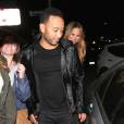 Chrissy Teigen et John Legend quittent The Nice Guy à West Hollywood. Los Angeles, le 30 janvier 2016.