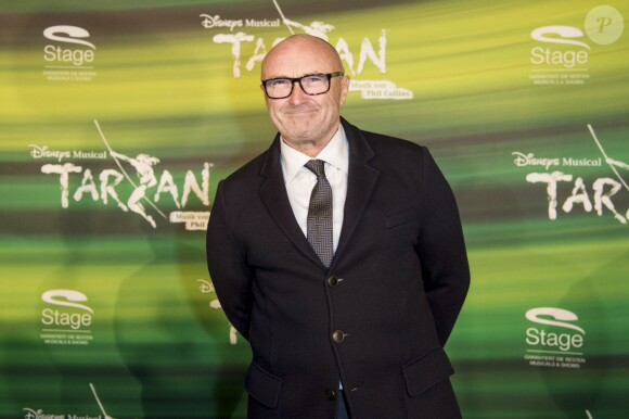 Phil Collins lors de la première de la comédie musicale "Tarzan" à Stuttgart en Allemagne le 21 novembre 2013