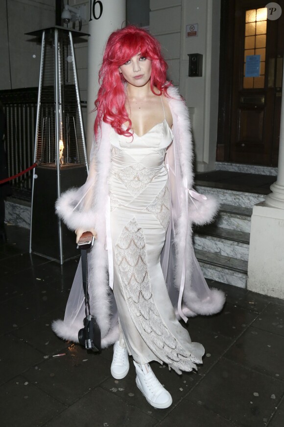 Anniversaire de Daisy Lowe au Tape Club à Londres, le 29 janvier 2016.