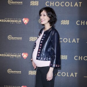 Clotilde Hesme enceinte - Avant-première du film "Chocolat" au Gaumont Champs-Elysées Marignan à Paris, le 1er février 2016. © Olivier Borde/Bestimage