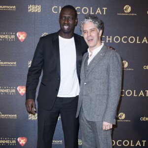 Omar Sy et James Thierrée - Avant-première du film "Chocolat" au Gaumont Champs-Elysées Marignan à Paris, le 1er février 2016. © Olivier Borde/Bestimage