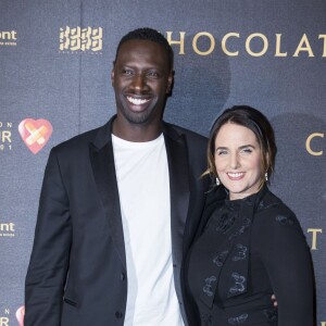 Omar Sy et sa femme Hélène - Avant-première du film "Chocolat" au Gaumont Champs-Elysées Marignan à Paris, le 1er février 2016. © Olivier Borde/Bestimage  "Chocolat" movie premiere held at Gaumont Champs-Elysees Marignan in Paris, France, on February 1st, 2016.01/02/2016 - Paris