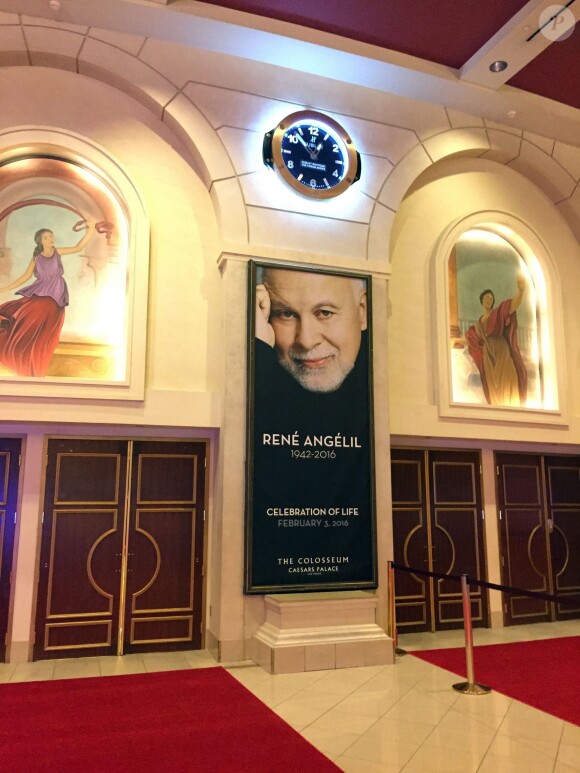 "Celebration of Life" au Caesars Palace de Las Vegas le 3 février 2016.