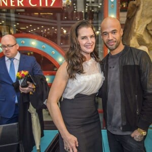 Brooke Shields, Mr. Probz - Conférence de presse pour le Bal de l'Opéra à Vienne. Le 3 février 2016