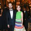 Natalie Portman (boucles d'oreille De Grisogono) et son mari Benjamin Millepied - Gala d'ouverture de la saison du Ballet de l'Opéra national de Paris, le 24 septembre 2015.