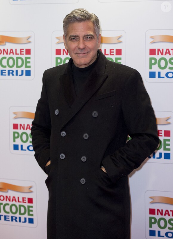 George Clooney - Soirée de gala "The Good Money" organisée par la loterie nationale " Postcode" à Amsterdam le 26 janvier 2016.