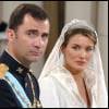 Photo du mariage de Felipe d'Espagne et Letizia Ortiz à Madrid le 22 mai 2004