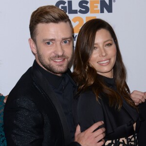 Justin Timberlake et sa femme Jessica Biel - People aux GLSEN Awards à l'hôtel Wilshire de Beverly Hills le 23 octobre 2015.