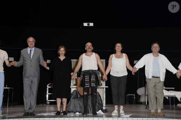 Exclusif - Philippe Torreton - Première de la pièce "Cyrano de Bergerac" au théâtre de la Porte-Saint-Martin à Paris le 2 février 2016. © Coadic Guirec/Bestimage