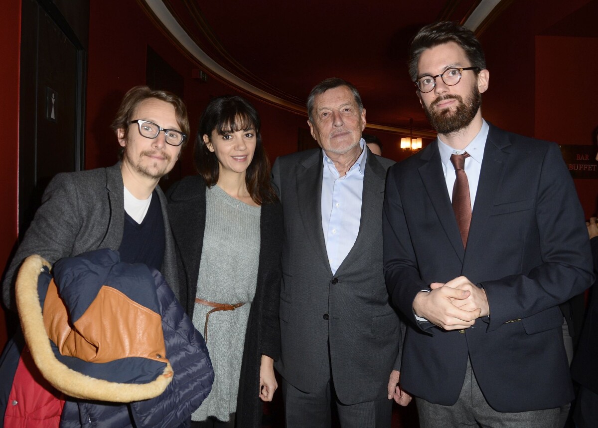 Photo : Exclusif - Marie-Julie Baup et son mari Lorànt Deutsch, Jean-Claude  Camus et Jean Robert-Charrier - Première de la pièce 