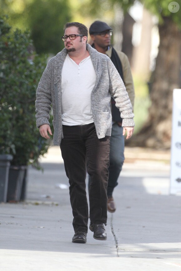 Exclusif - Chaz Bono, le fils de Cher, à Los Angeles le 7 janvier 2016. © CPA / Bestimage