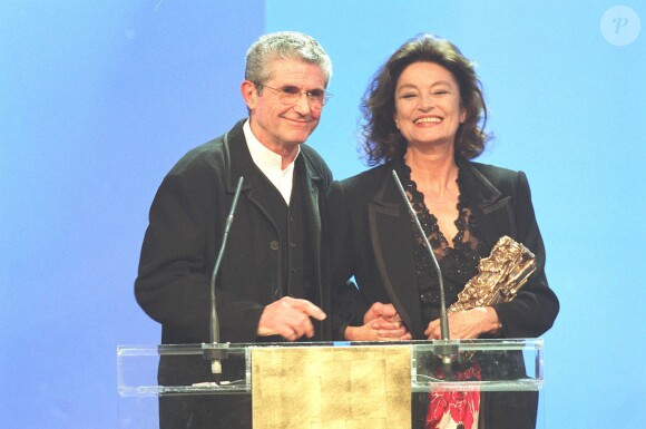 Claude Lelouch et Anouk Aimée aux César 2002