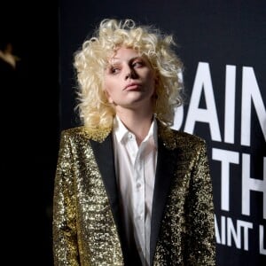 Lady Gaga assiste au défilé "Saint Laurent at the Palladium" à l'Hollywood Palladium. Los Angeles, le 10 février 2016.