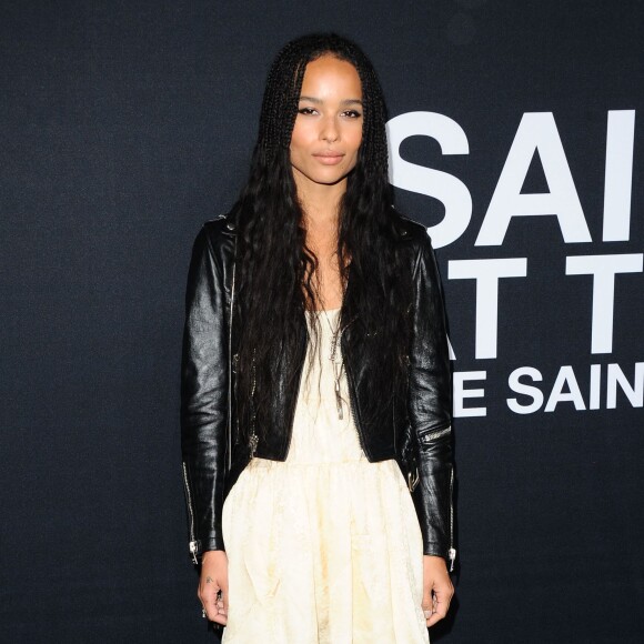 Zoë Kravitz assiste au défilé "Saint Laurent at the Palladium" à l'Hollywood Palladium. Los Angeles, le 10 février 2016.